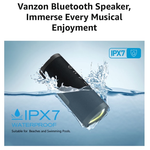 Vanzon waterproof Bluetooth speaker (awesome longevity) - Picture 3 of 6